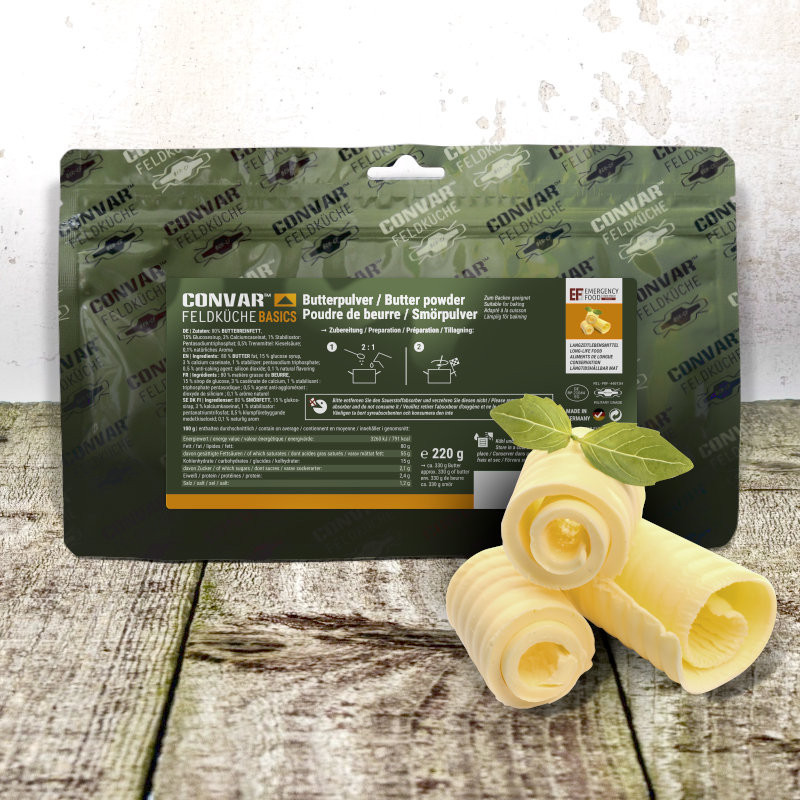 CONVAR™ Feldküche Basics Polvere di burro (220g)
