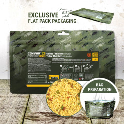 CONVAR™ Feldküche Gelbes Thai Curry mit Nudeln | 160g