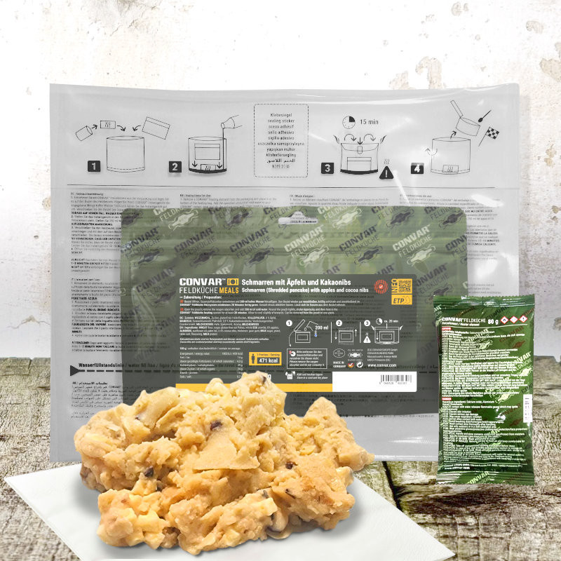 copia di CONVAR™ Frittata dolce con mele e granella di cacao (110 g) copia di CONVAR™ Frittata dolce con mele e granella di cacao (110 g)