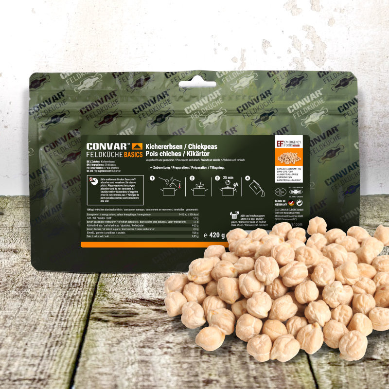 CONVAR™ Feldküche Basics Pois chiches (420g) CONVAR™ Feldküche Basics Pois chiches (420g)
