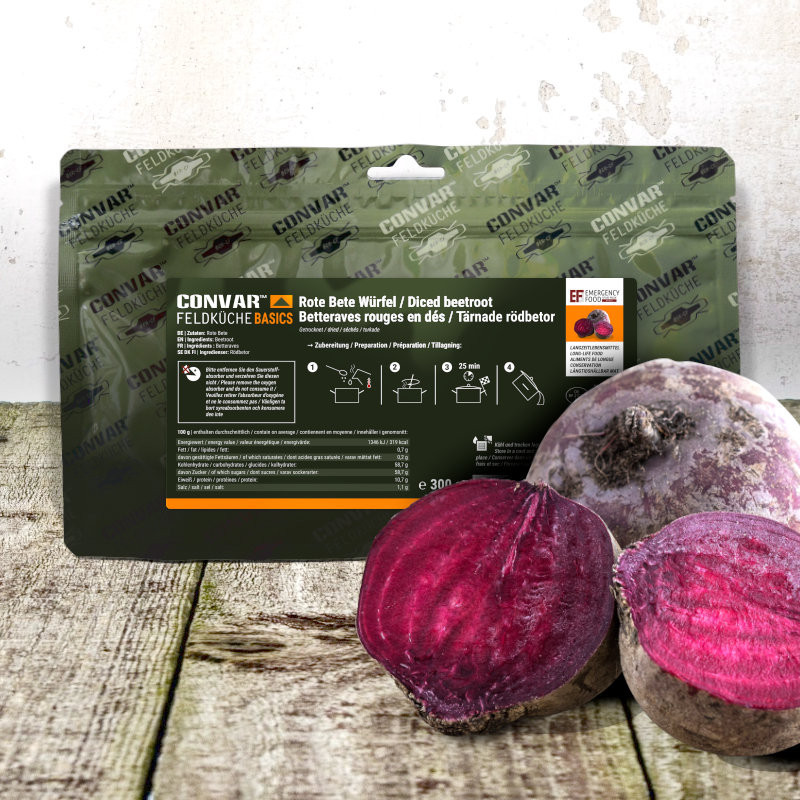 CONVAR™ Feldküche Basics Cubes de betteraves (300g)
