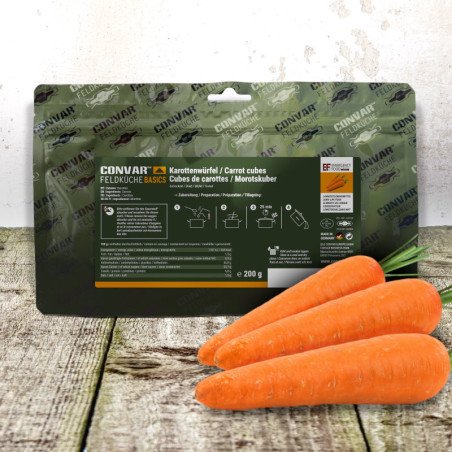 CONVAR™ Feldküche Basics Cubes de carottes (200g)