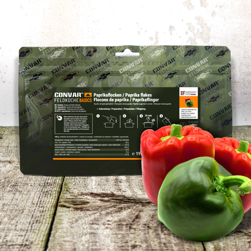 CONVAR™ Feldküche Basics Peperone rosso/verde (190g)