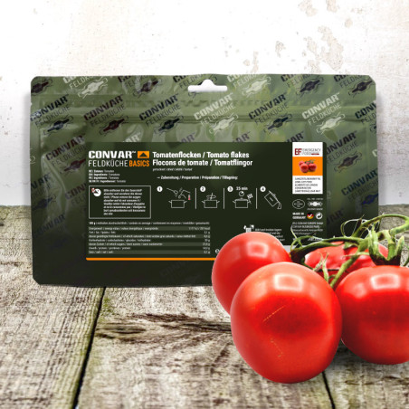 CONVAR™ Feldküche Basics Flocons de tomates (180g)