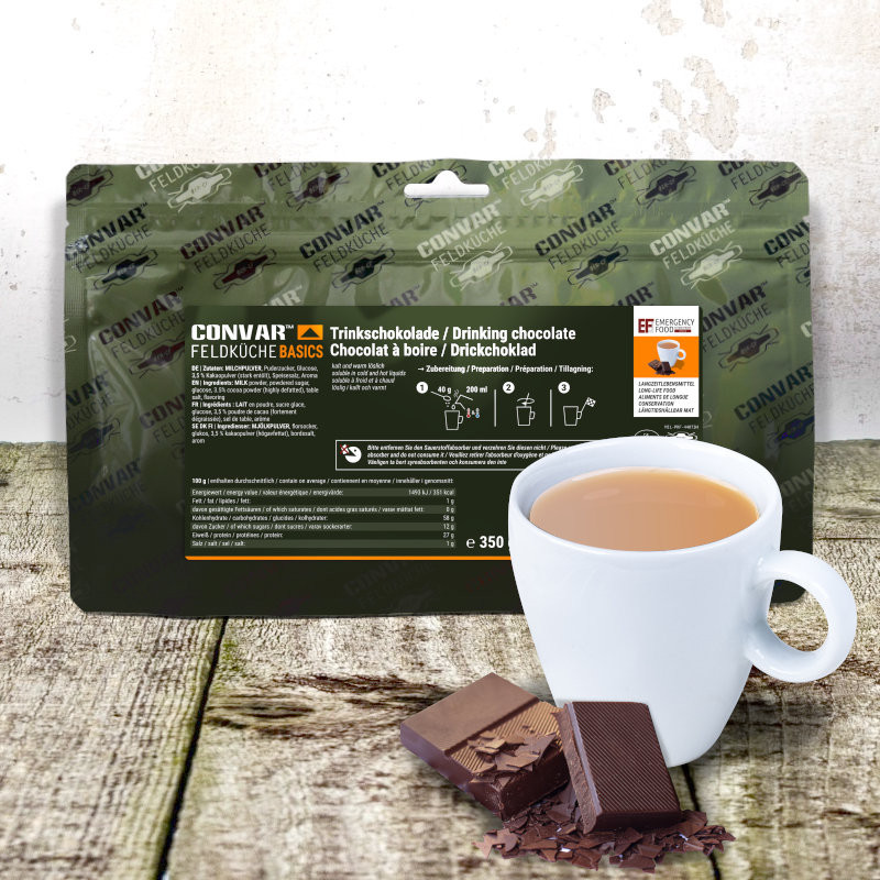 CONVAR™ Feldküche Basics Cioccolato da bere istantaneo (350g)