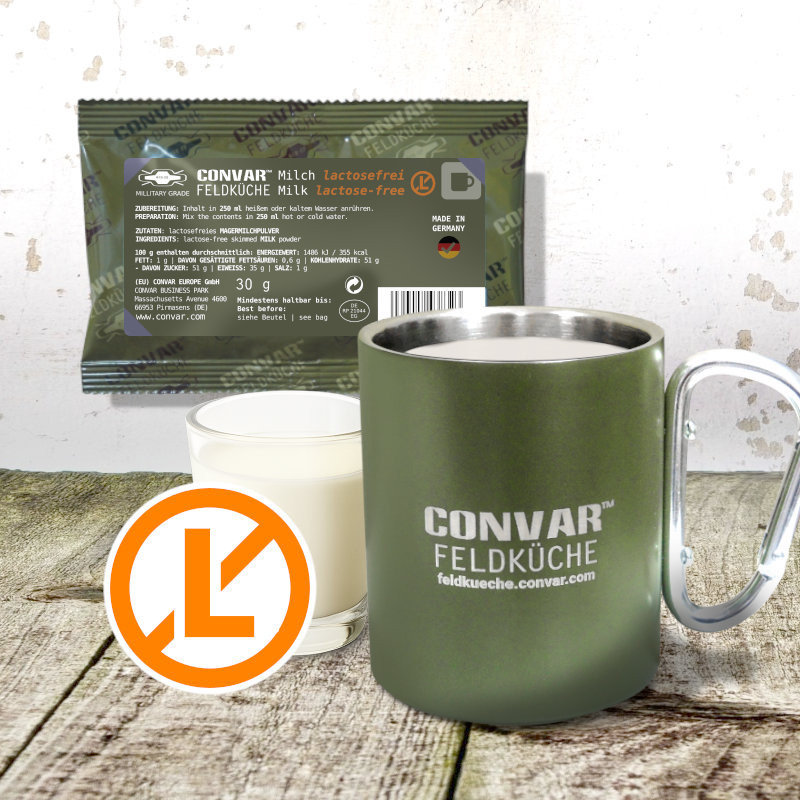 CONVAR™ Feldküche Latte scremato in polvere - senza lattosio (30 g) CONVAR™ Feldküche Latte scremato in polvere - senza lattosio (30 g)