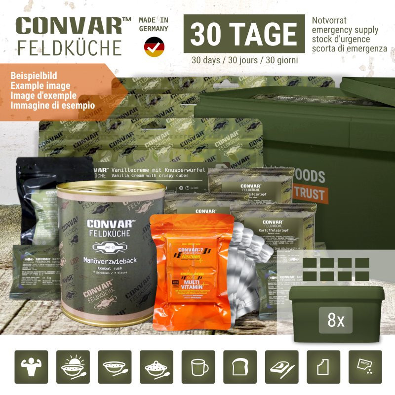 CONVAR™ Feldküche 30 days emergency supply