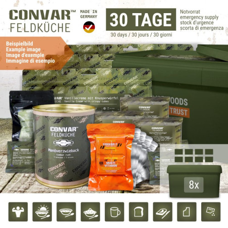 CONVAR™ Feldküche 30 days emergency supply