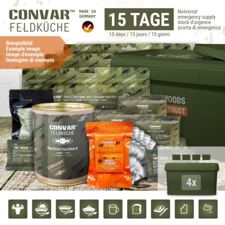 CONVAR™ Feldküche 15 Tage Notvorrat