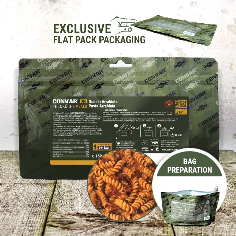 CONVAR™ Feldküche Pasta Arrabiata (150 g)
