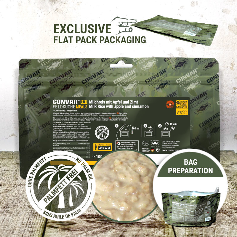 CONVAR™ Feldküche Budino di riso (100g)