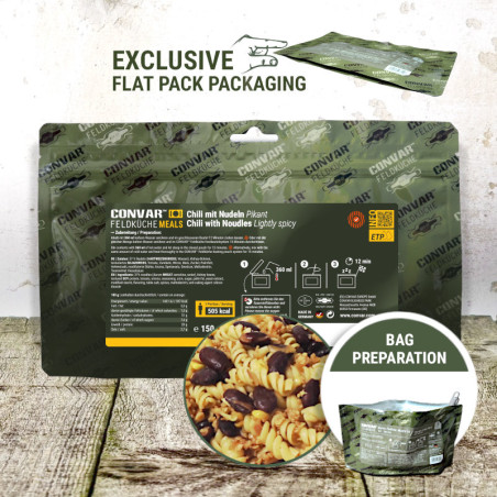 CONVAR™ Feldküche Chili con tagliatelle (150g)