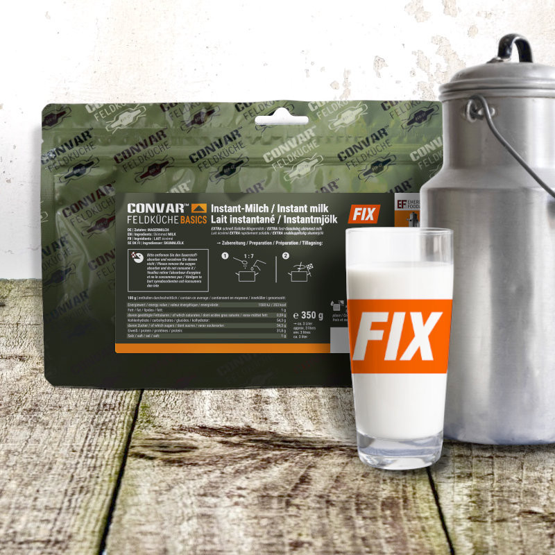 CONVAR™ Feldküche Basics FIX Instant-Milk (Skimmed Milk) (125g)