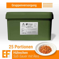 EF MEALS Hühnchen Süß-Sauer mit Reis (3,75kg)