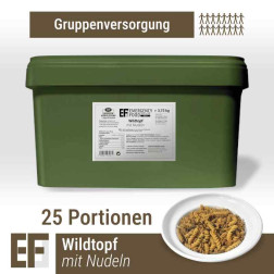 EF MEALS Ragoût de gibier avec pâtes 25 portions (3,75 kg)