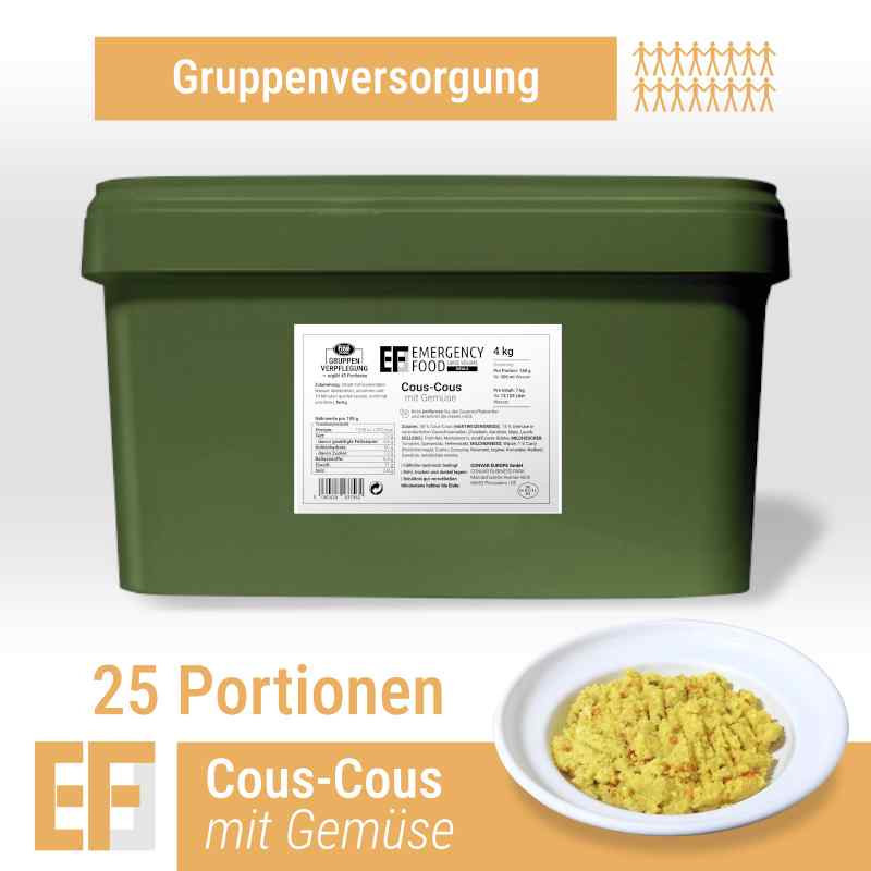 EF MEALS Cous-Cous (4kg) (ESL) 25 Portionen