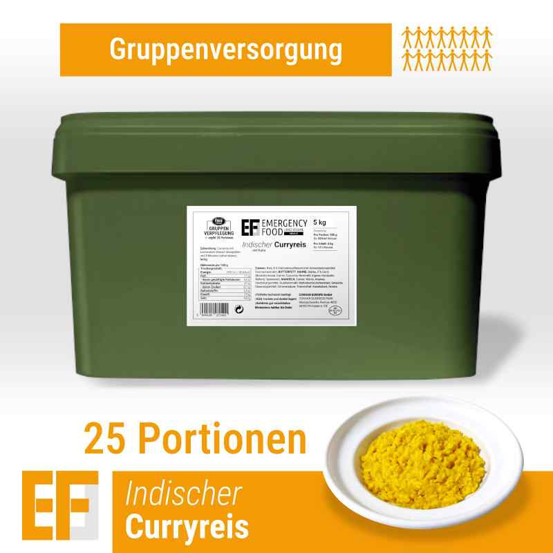 EF MEALS Poulet au curry indien (5kg) (ESL)