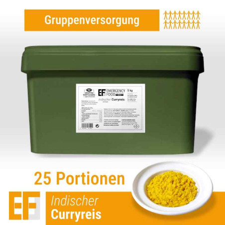 EF MEALS Riso al curry indiano 5 kg (ELS) 25 porzioni