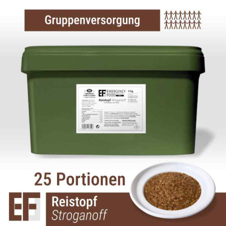 EF MEALS Rice Pot Stroganoff 4 kg (ESL) 25 Servings