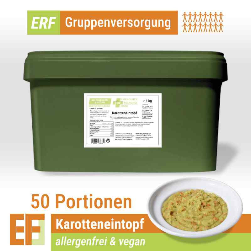 ERF Carrot Stew (4kg) (ESL) 2 x 25 servings