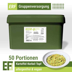 ERF Potée de pommes de terre et cerfeuil (4 kg) (ESL) 2 x 25 portions | Végétalien et sans allergènes