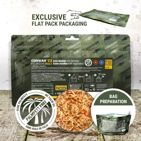 CONVAR™  Asian noodles with vegetables (150g)
