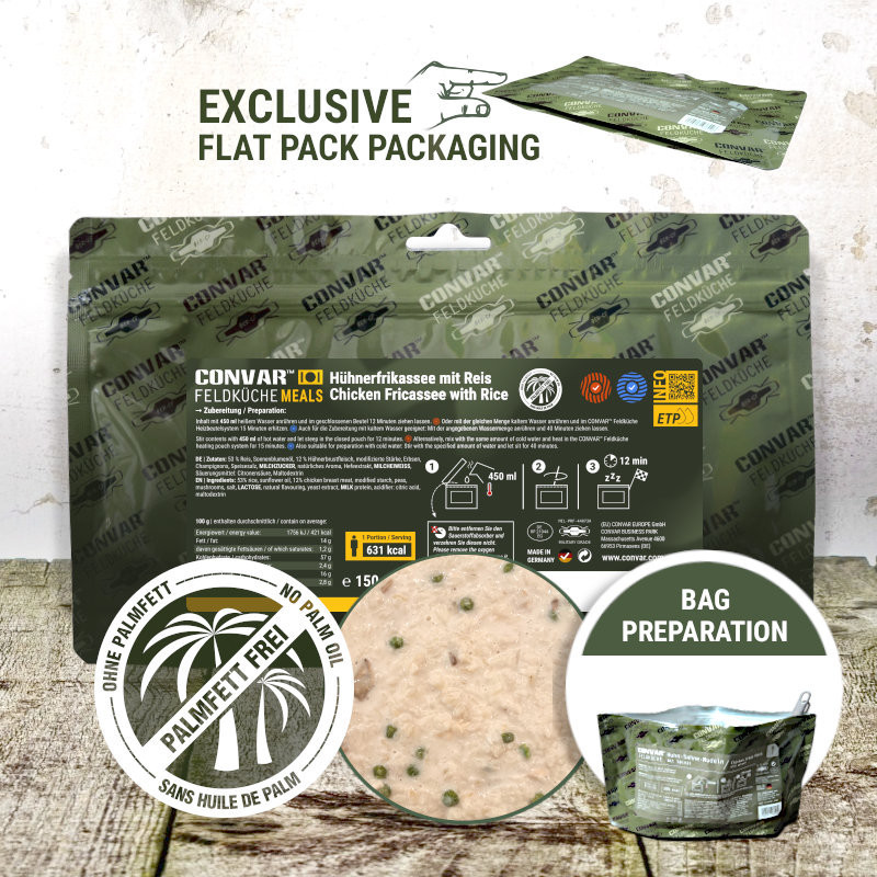 CONVAR™ Feldküche Chicken Fricassee with Rice (150 g)