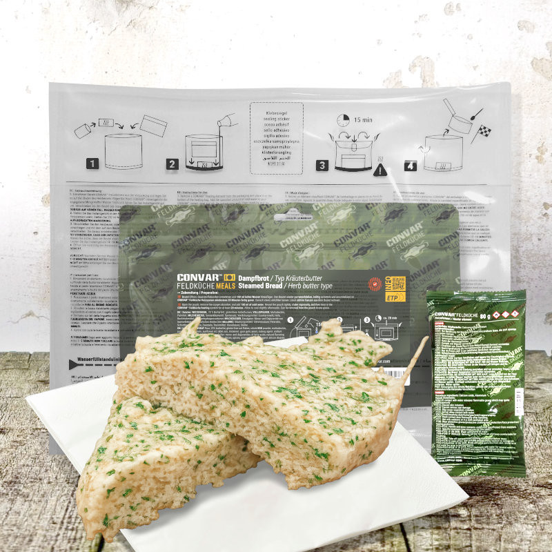 CONVAR™ Feldküche Pain vapeur – type beurre aux herbes (145 g)