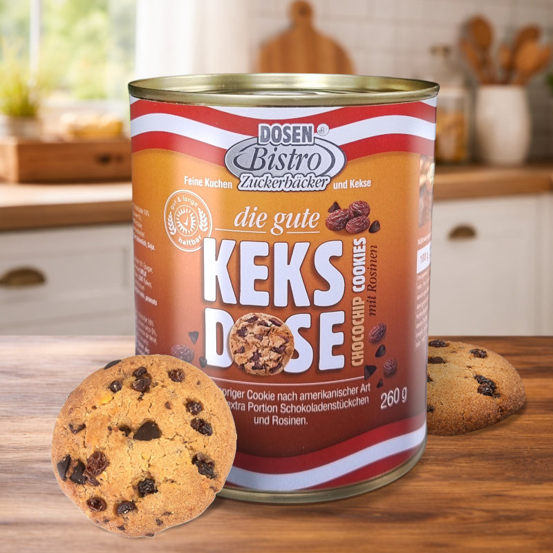 DosenBistro™ American Style Choco & Raisin Cookies – 260g