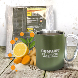 4× CONVAR™ Feldküche Isogetränk mit Vitaminen & Mineralien