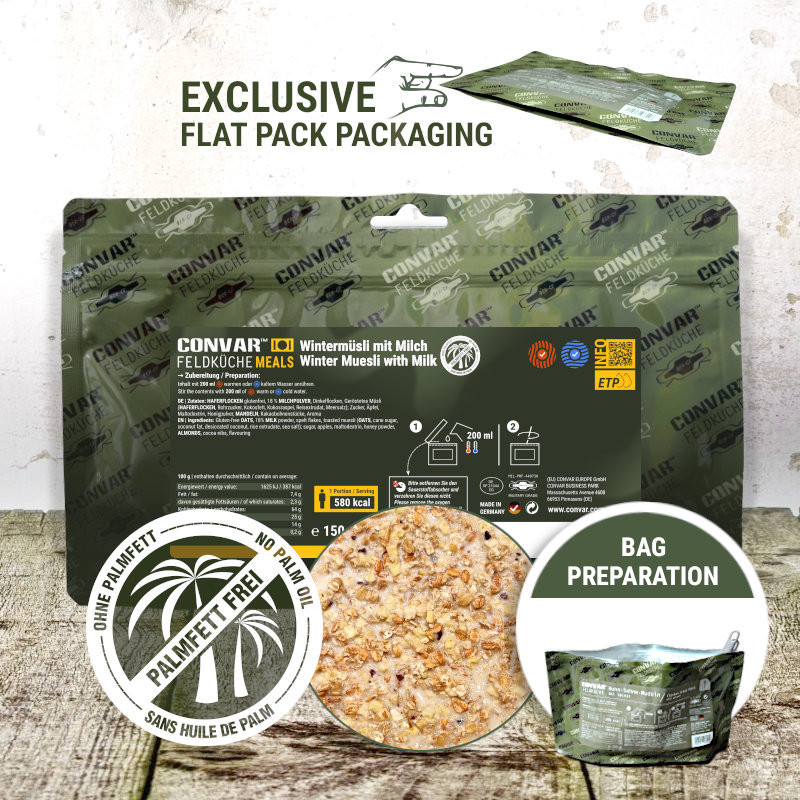 CONVAR™ Feldküche Winter Muesli with Milk (1 serving) (150 g)
