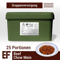 EF MEALS Beef Chow Mein (3,125 kg) – 25 portions