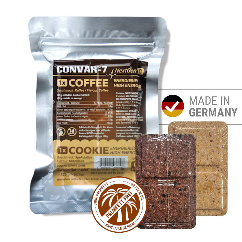 CONVAR-7 NextGen Barre énergétique Cookie & Café 120 g