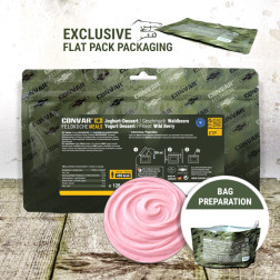 CONVAR  Dessert au yaourt aux fruits des bois (120 g)