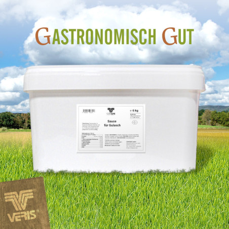Veris Sauce für Gulasch 6 kg – Profi Gulaschsauce Großküche