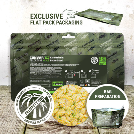 CONVAR Insalata di patate "" (150 g) – Confezione monodose, facile da preparare