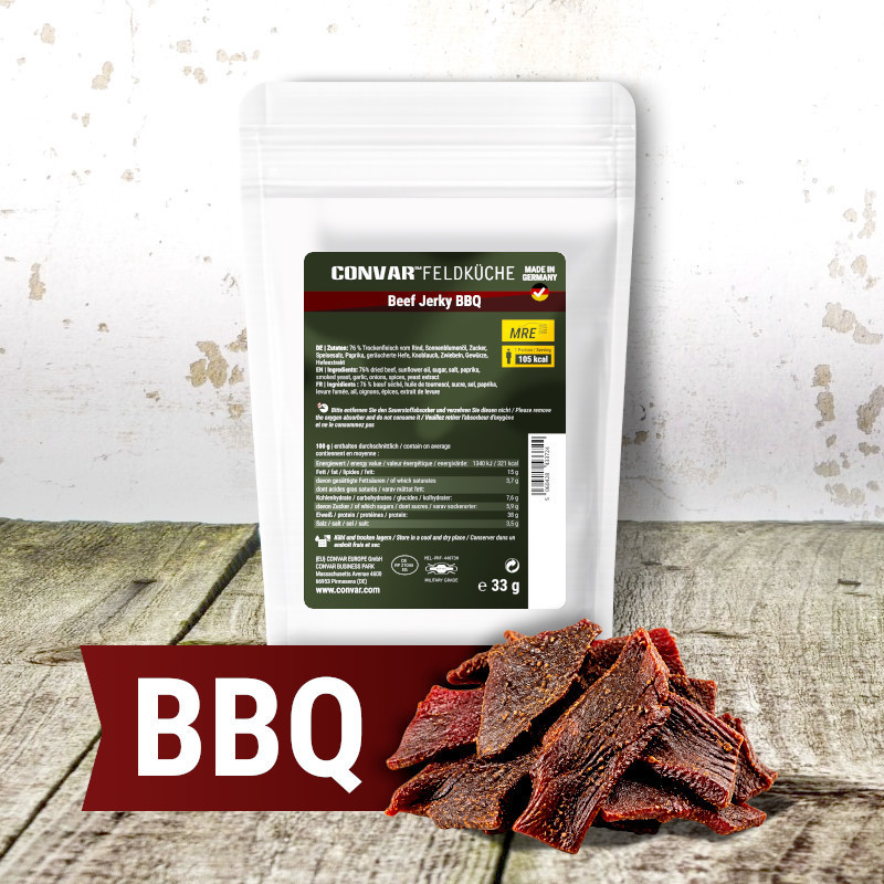 CONVAR™ Feldküche Beef Jerky BBQ (33g)