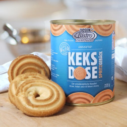 DosenBistro™ KeksDose Spritzgebäck (220g) – lange haltbar