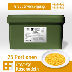 EF MEALS Creamy Cheese Pasta 3.5 kg (ESL) | 25 servings of emergency food