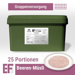 EF MEALS Berry Muesli with Milk 3.75 kg (ESL) | Emergency Supplies & Group Catering  25 servings